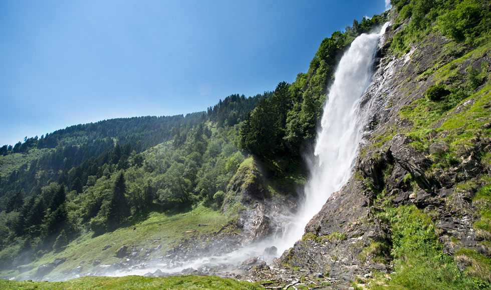 Partschinser Wasserfall im Vinschgau